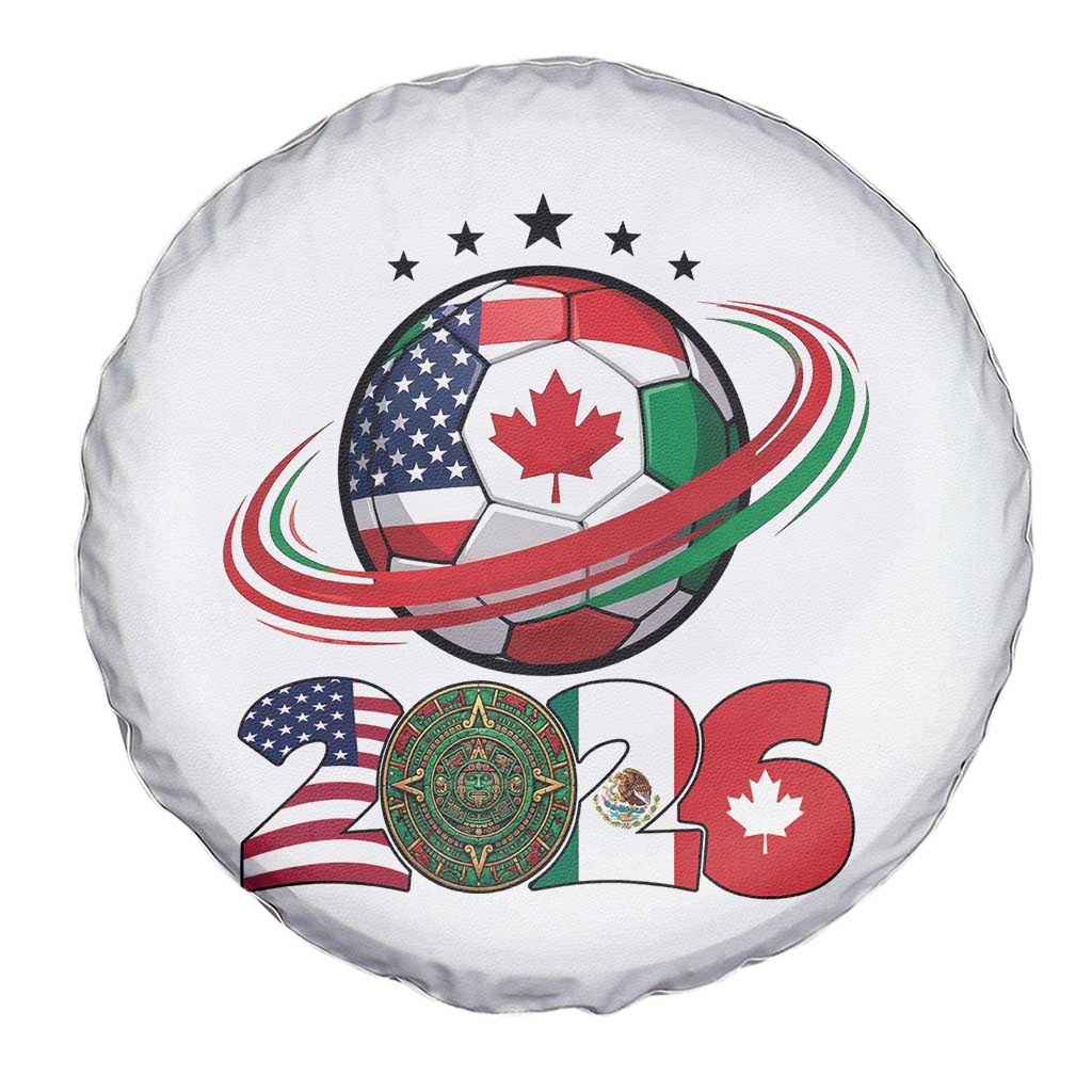 USA Mexico Canada Spare Tire Cover 2026 Football Fan Gift TS12 Print Your Wear