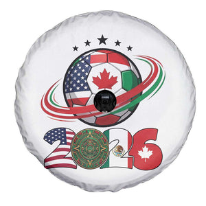 USA Mexico Canada Spare Tire Cover 2026 Football Fan Gift TS12 Print Your Wear