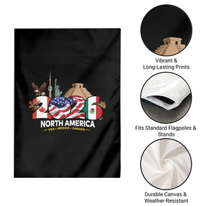 2026 North American Football Supporters Garden Flag TS12 Print Your Wear