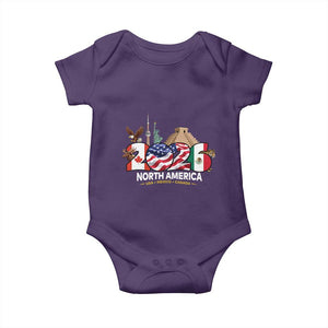 2026 North American Football Supporters Baby Onesie TS12 Purple Print Your Wear