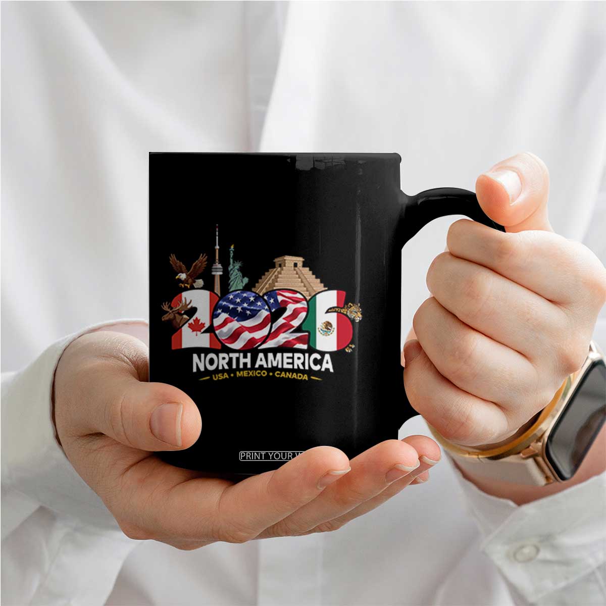 2026 North American Football Supporters Coffee Mug TS12 Print Your Wear