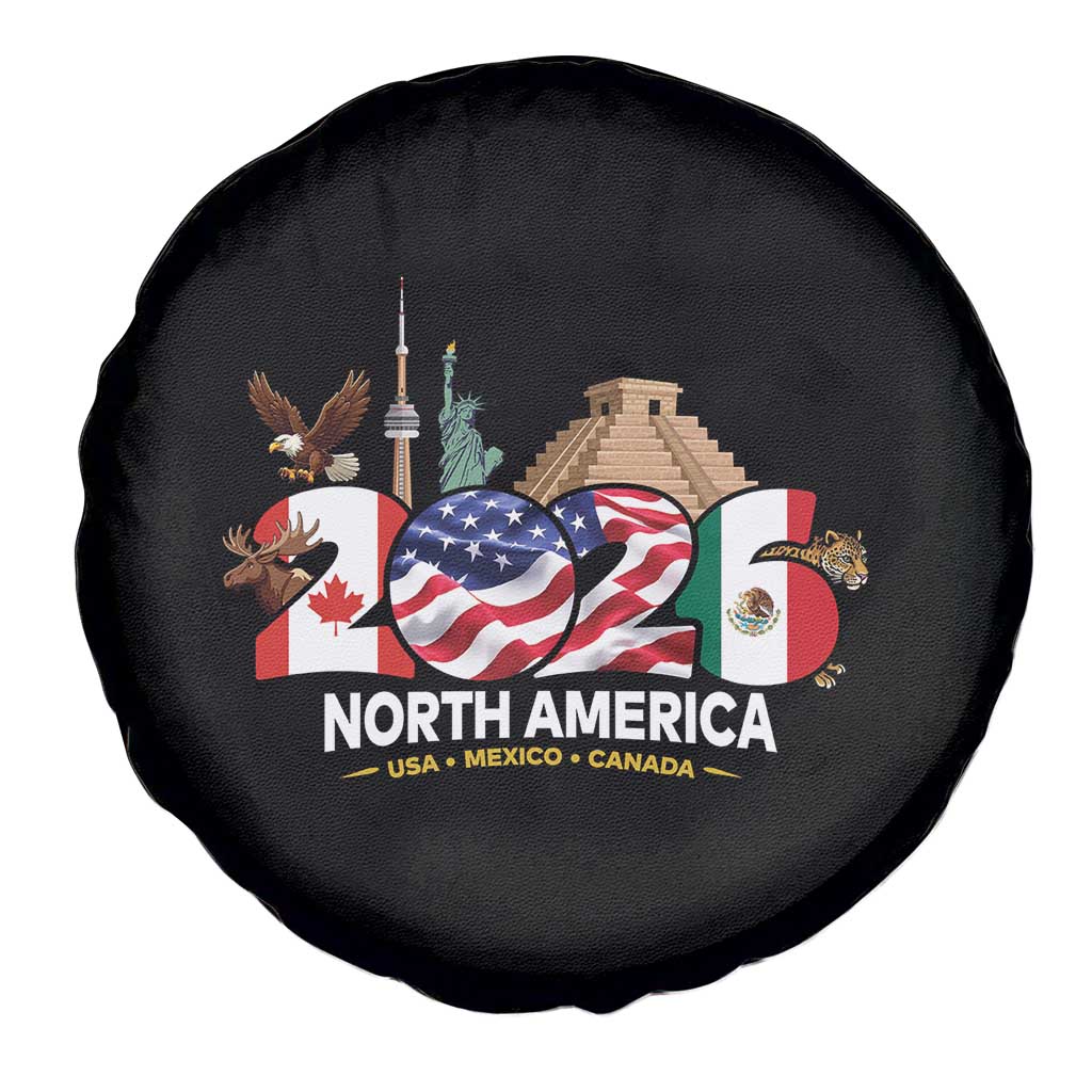 2026 North American Football Supporters Spare Tire Cover TS12 Print Your Wear