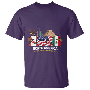 2026 North American Football Supporters T Shirt TS12 Purple Print Your Wear