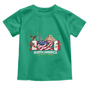 2026 North American Football Supporters Toddler T Shirt TS12 Irish Green Print Your Wear