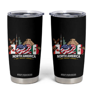 2026 North American Football Supporters Tumbler Cup TS12 Black Print Your Wear