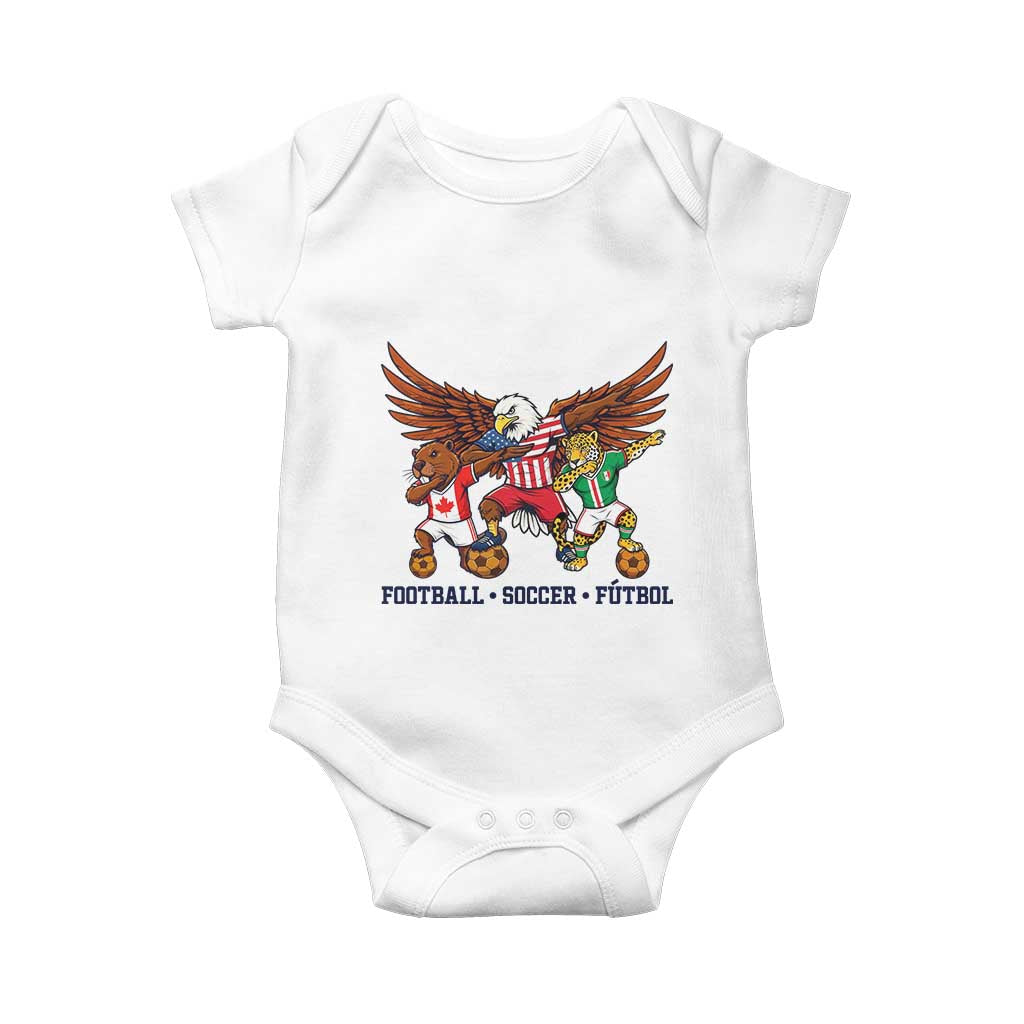 Eagle Jaguar Beaver 2026 Football Baby Onesie Supporters Gift Idea TS12 White Print Your Wear