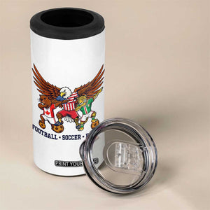 Eagle Jaguar Beaver 2026 Football 4 in 1 Can Cooler Tumbler Supporters Gift Idea TS12 Print Your Wear