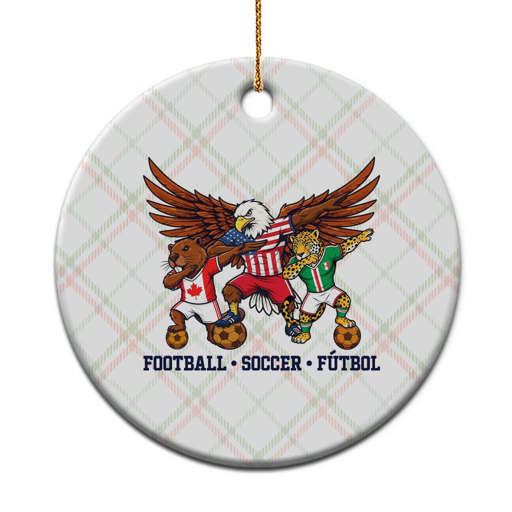 Eagle Jaguar Beaver 2026 Football Ceramic Ornament Supporters Gift Idea TS12 1pc Christmas Plaid Print Your Wear
