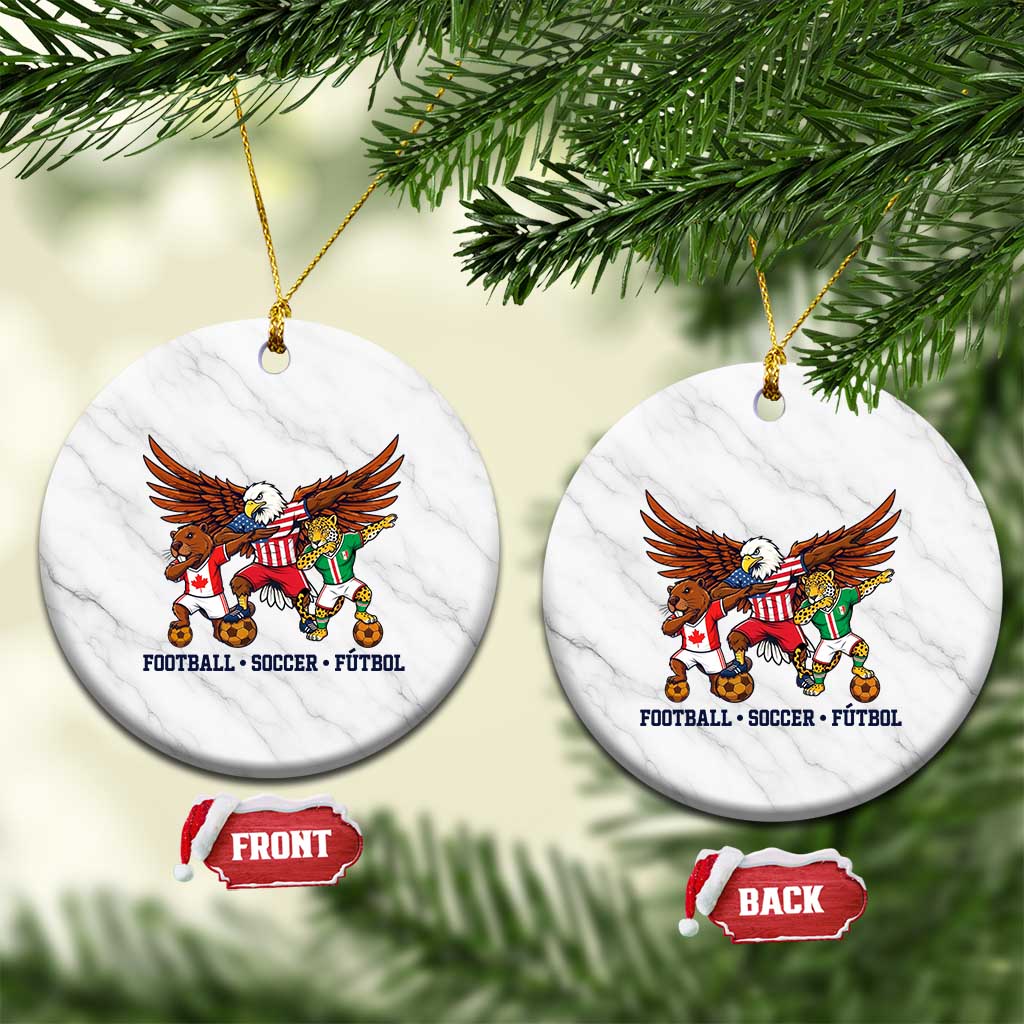 Eagle Jaguar Beaver 2026 Football Ceramic Ornament Supporters Gift Idea TS12 1pc White Marble Print Your Wear
