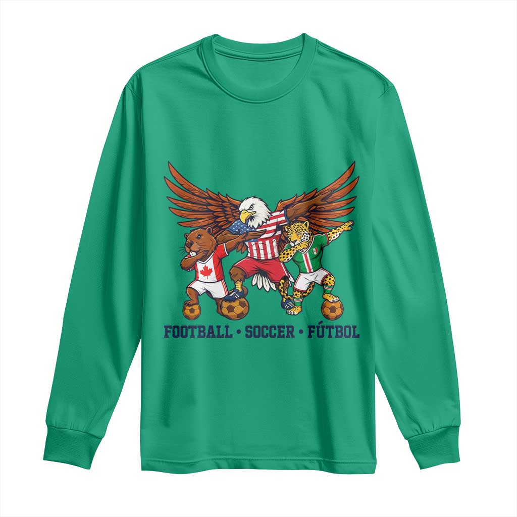 Eagle Jaguar Beaver 2026 Football Long Sleeve Shirt Supporters Gift Idea TS12 Irish Green Print Your Wear