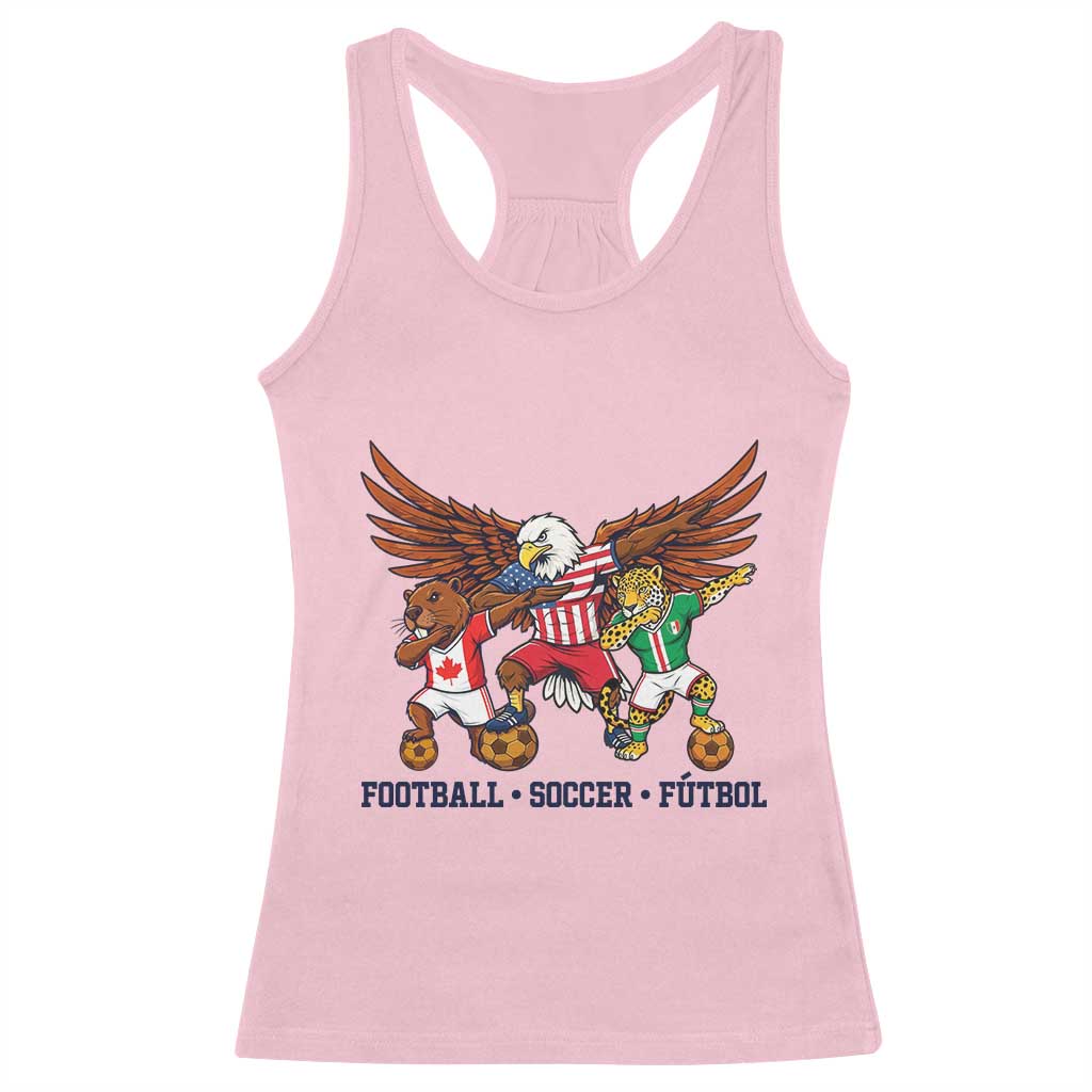 Eagle Jaguar Beaver 2026 Football Racerback Tank Top Supporters Gift Idea TS12 Light Pink Print Your Wear