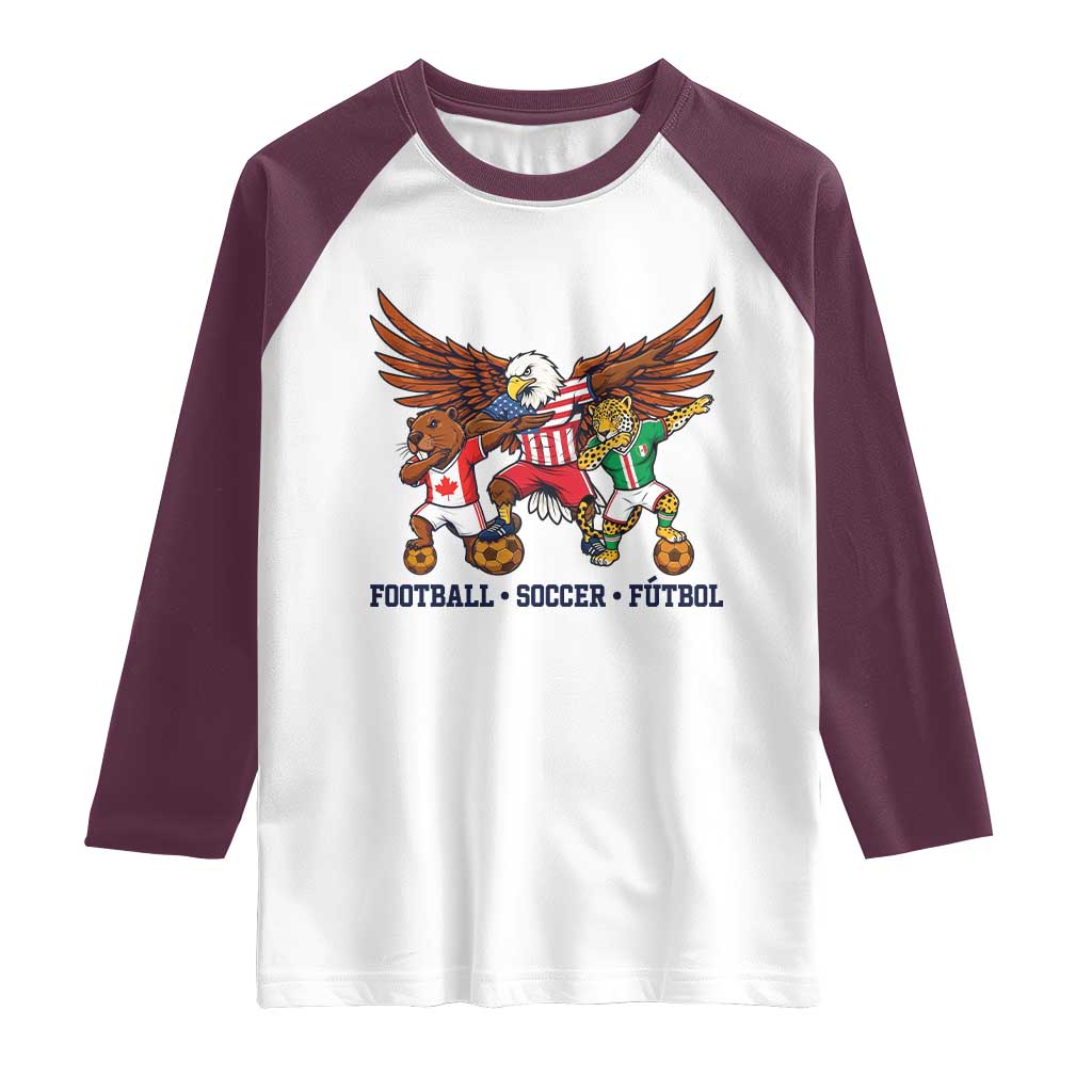 Eagle Jaguar Beaver 2026 Football Raglan Shirt Supporters Gift Idea TS12 White Maroon Print Your Wear
