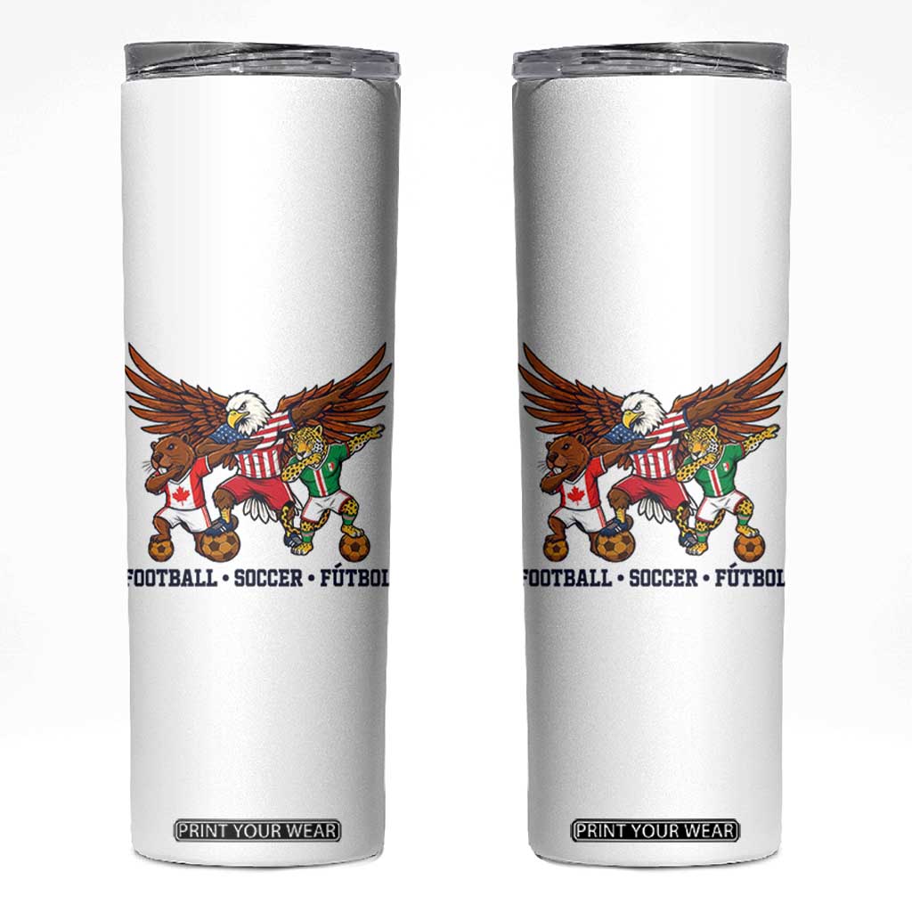 Eagle Jaguar Beaver 2026 Football Skinny Tumbler Supporters Gift Idea TS12 White Print Your Wear