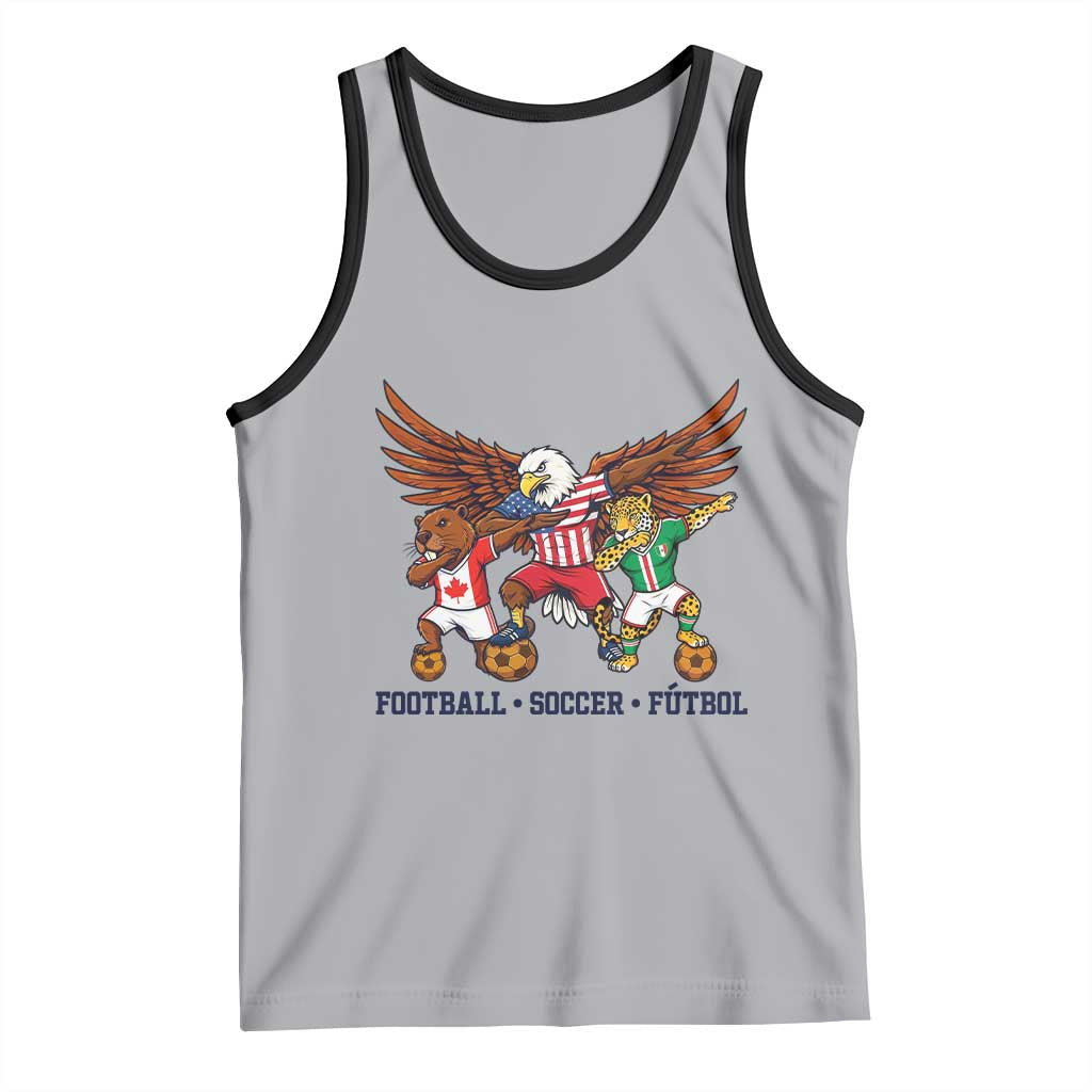 Eagle Jaguar Beaver 2026 Football Tank Top Supporters Gift Idea TS12 Athletic Heather Black Print Your Wear