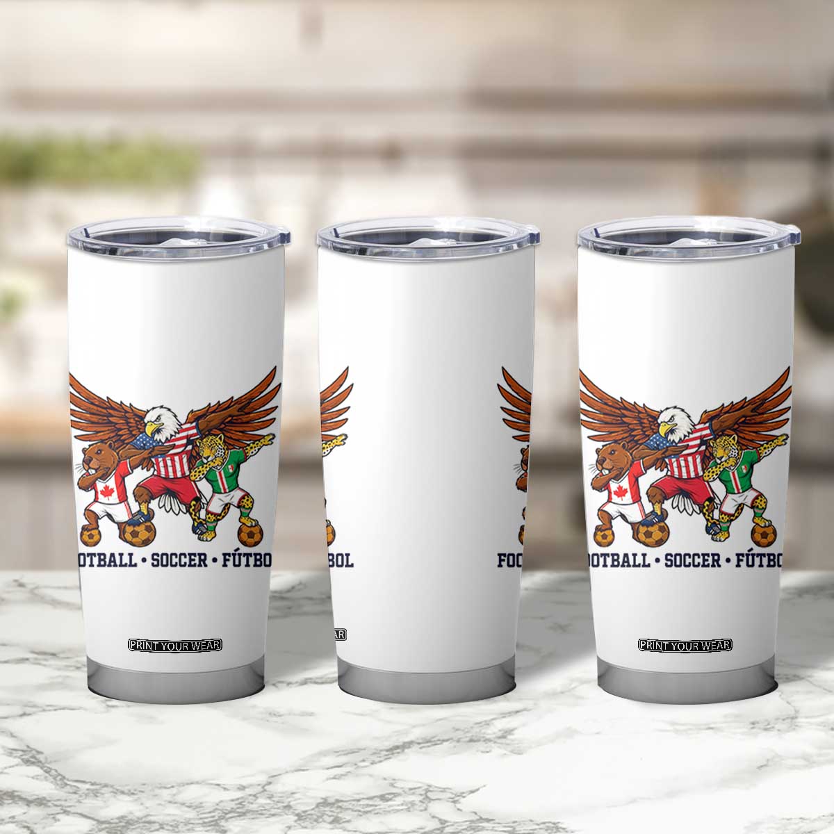 Eagle Jaguar Beaver 2026 Football Tumbler Cup Supporters Gift Idea TS12 Print Your Wear