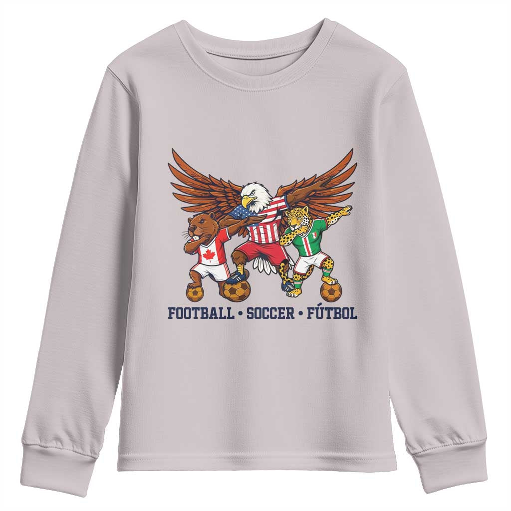 Eagle Jaguar Beaver 2026 Football Youth Sweatshirt Supporters Gift Idea TS12 Ice Gray Print Your Wear