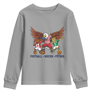 Eagle Jaguar Beaver 2026 Football Youth Sweatshirt Supporters Gift Idea TS12 Sport Gray Print Your Wear