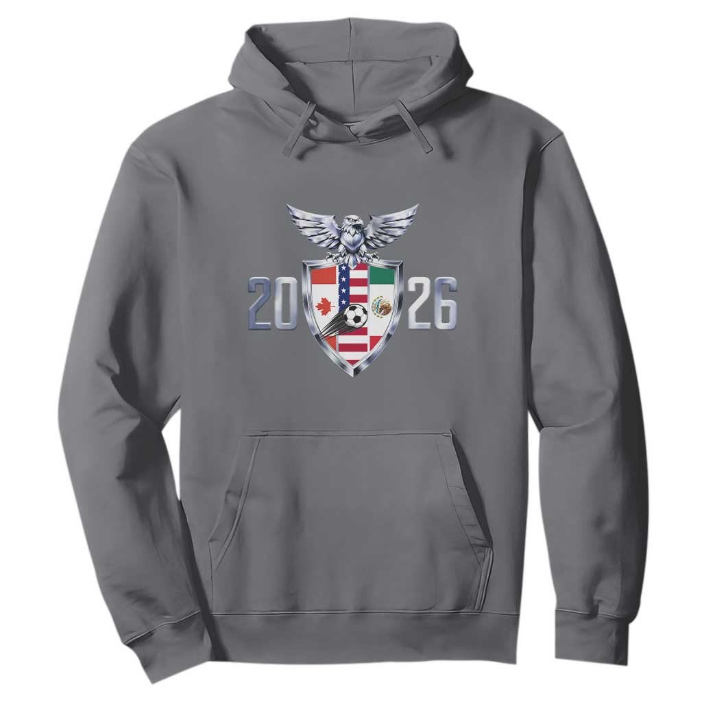 Canada Mexico USA Hoodie International Soccer Lover Gift TS12 Charcoal Print Your Wear