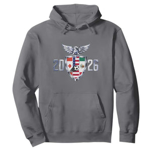 Canada Mexico USA Hoodie International Soccer Lover Gift TS12 Charcoal Print Your Wear