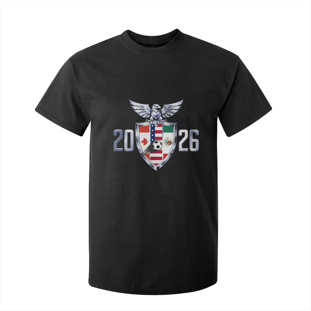 Canada Mexico USA T Shirt For Kid International Soccer Lover Gift TS12 Black Print Your Wear