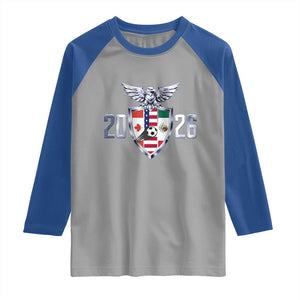 Canada Mexico USA Raglan Shirt International Soccer Lover Gift TS12 Sport Gray Royal Print Your Wear