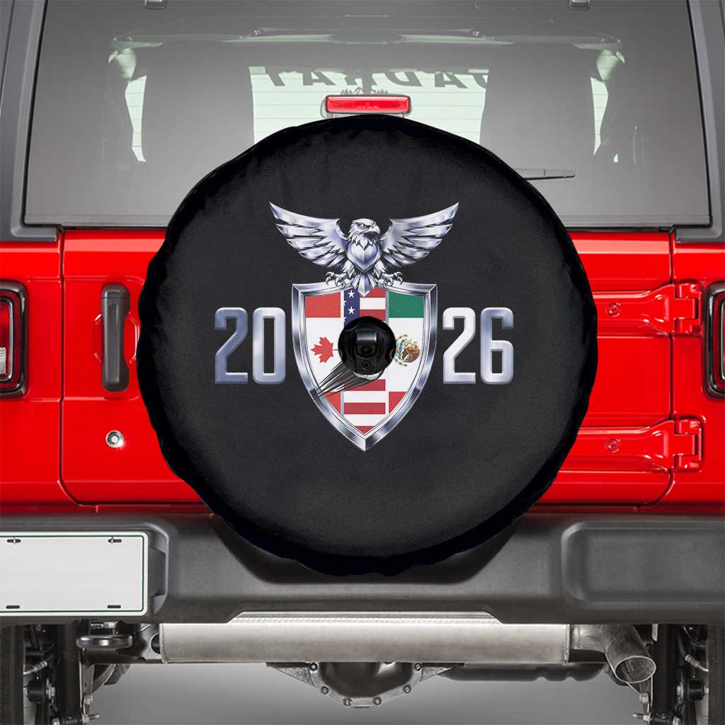 Canada Mexico USA Spare Tire Cover International Soccer Lover Gift TS12 Black Print Your Wear