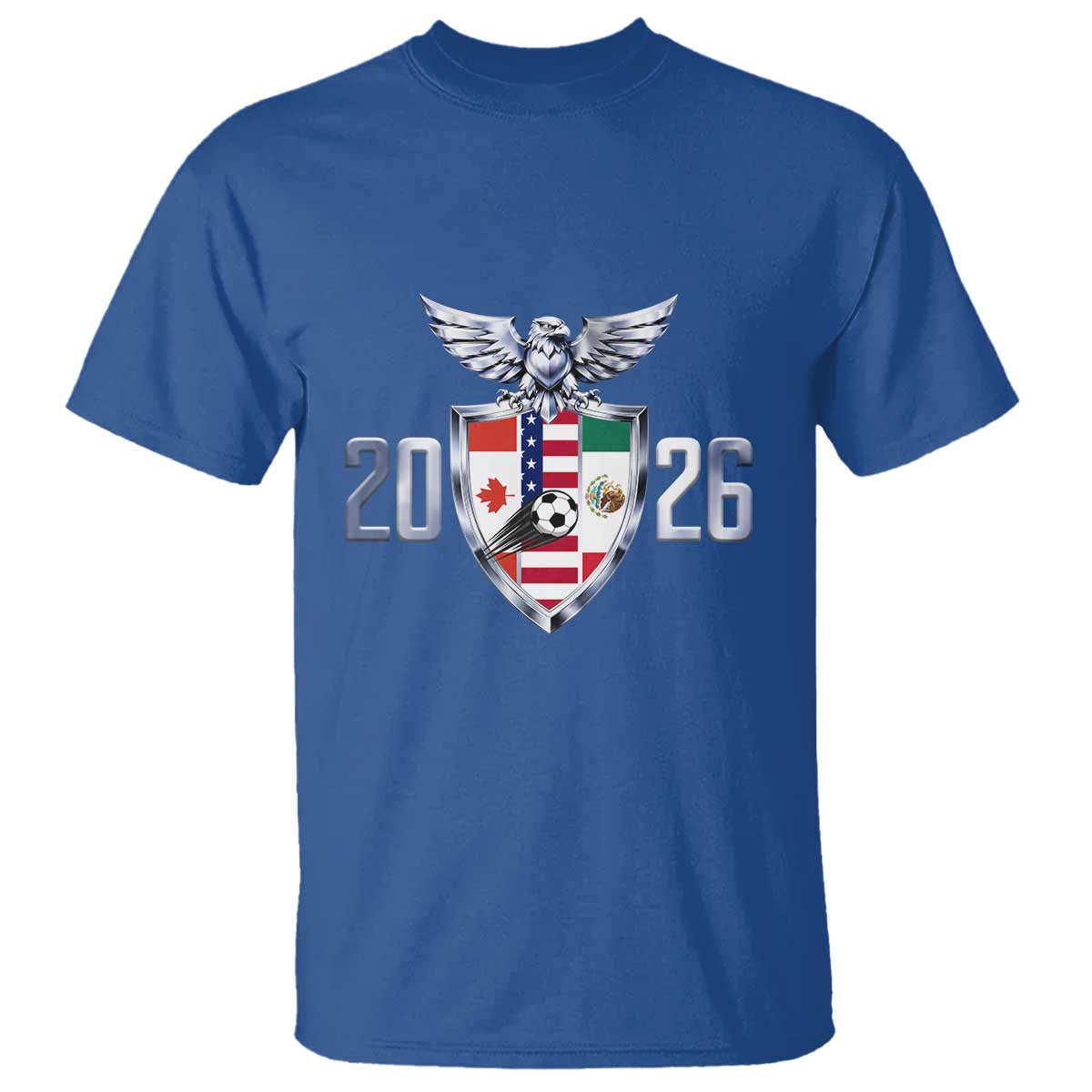 Canada Mexico USA T Shirt International Soccer Lover Gift TS12 Royal Blue Print Your Wear