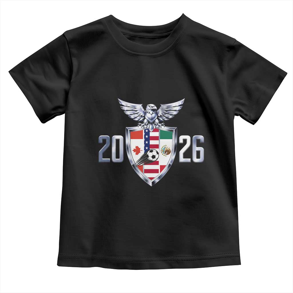 Canada Mexico USA Toddler T Shirt International Soccer Lover Gift TS12 Black Print Your Wear