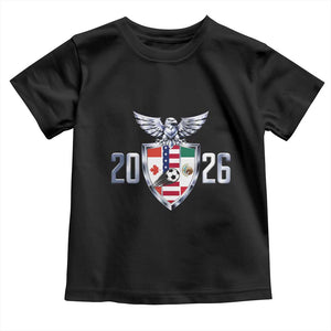 Canada Mexico USA Toddler T Shirt International Soccer Lover Gift TS12 Black Print Your Wear
