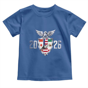 Canada Mexico USA Toddler T Shirt International Soccer Lover Gift TS12 Royal Blue Print Your Wear