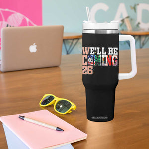 We Will Be Coming 26 Tumbler With Handle USA Mexico Canada Football Supporters Gift TS12 Print Your Wear