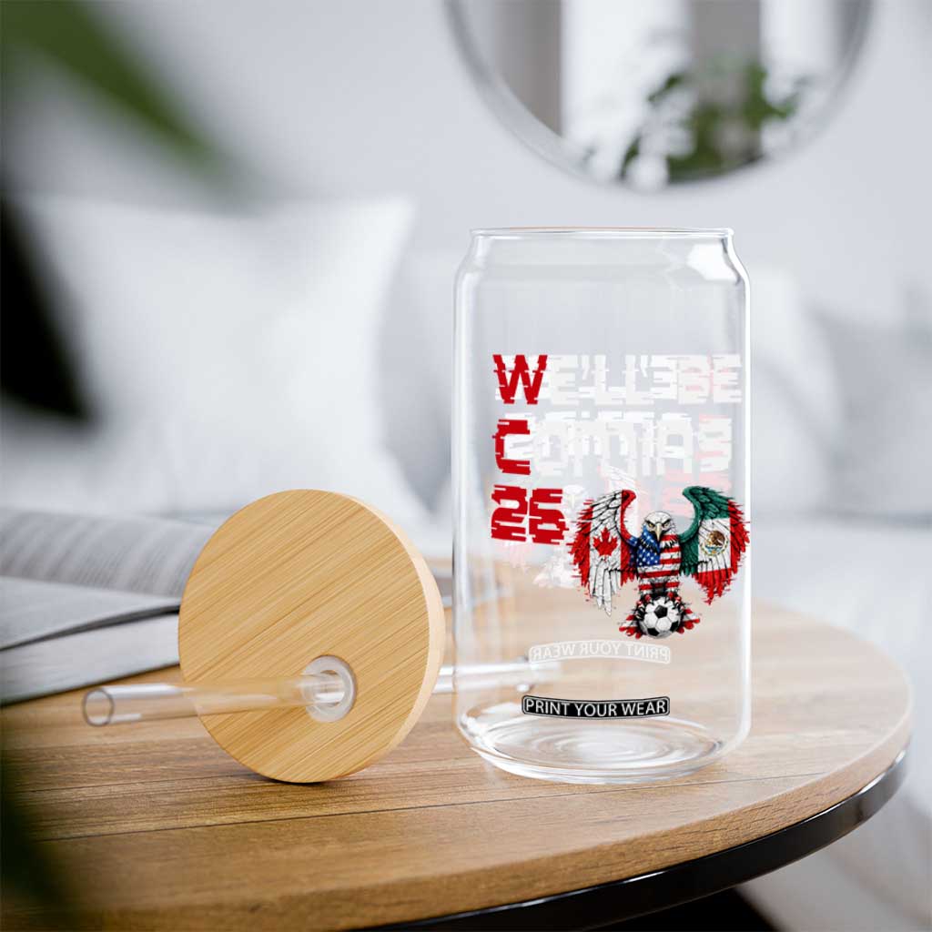 Glitched North America Eagle Soccer Glass Can We Will Be Coming 26 TS12 Print Your Wear