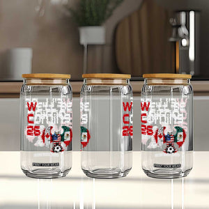 Glitched North America Eagle Soccer Glass Can We Will Be Coming 26 TS12 Print Your Wear