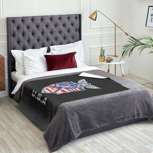 USA 2026 Soccer Player Throw Blanket United States Team Pride TS12 Print Your Wear