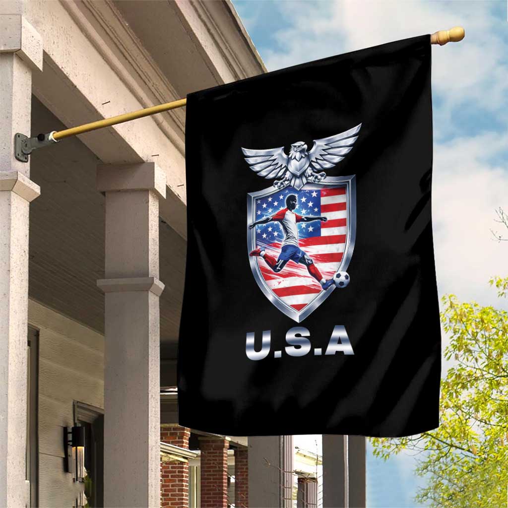 USA 2026 Soccer Player Garden Flag United States Team Pride TS12 Print Your Wear