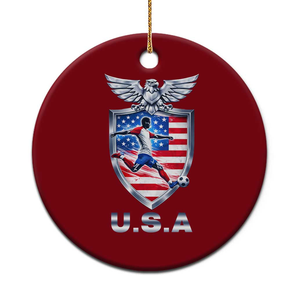 USA 2026 Soccer Player Ceramic Ornament United States Team Pride TS12 1pc Red Print Your Wear