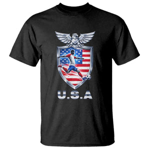 USA 2026 Soccer Player T Shirt United States Team Pride TS12 Black Print Your Wear