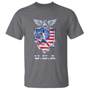 USA 2026 Soccer Player T Shirt United States Team Pride TS12 Charcoal Print Your Wear