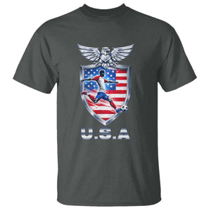 USA 2026 Soccer Player T Shirt United States Team Pride TS12 Dark Heather Print Your Wear