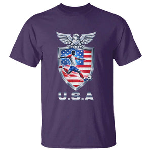 USA 2026 Soccer Player T Shirt United States Team Pride TS12 Purple Print Your Wear