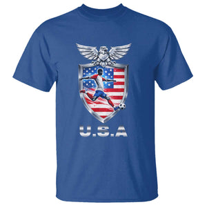 USA 2026 Soccer Player T Shirt United States Team Pride TS12 Royal Blue Print Your Wear