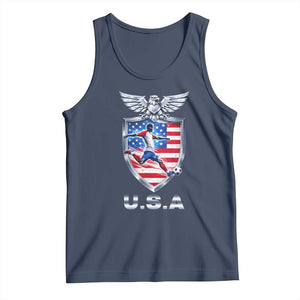 USA 2026 Soccer Player Tank Top United States Team Pride TS12 Navy Print Your Wear