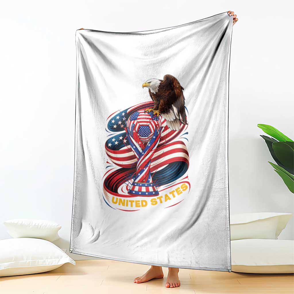 United States Sport USA Team 2026 Throw Blanket American Soccer Fans Gift TS12 Print Your Wear