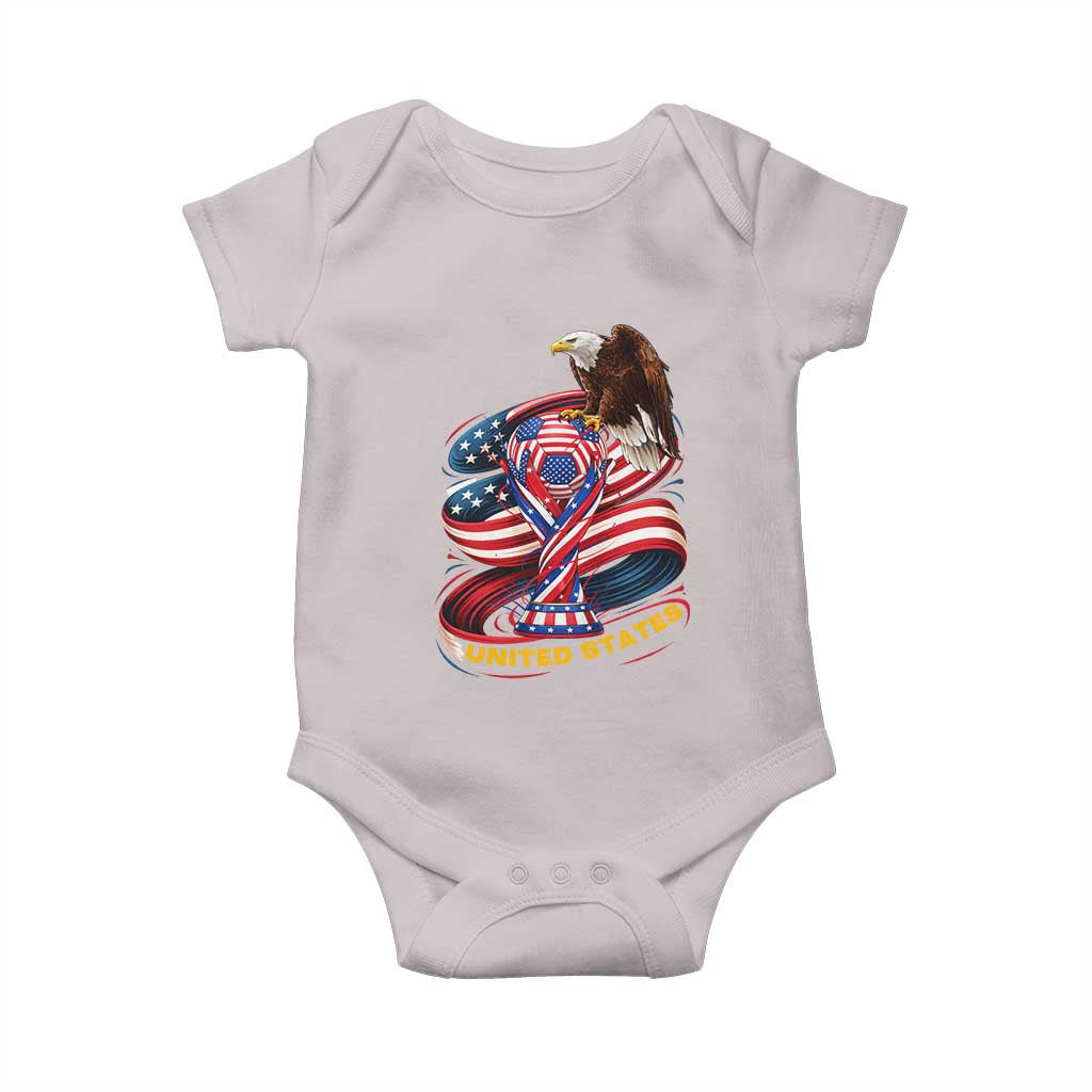 United States Sport USA Team 2026 Baby Onesie American Soccer Fans Gift TS12 Ice Gray Print Your Wear