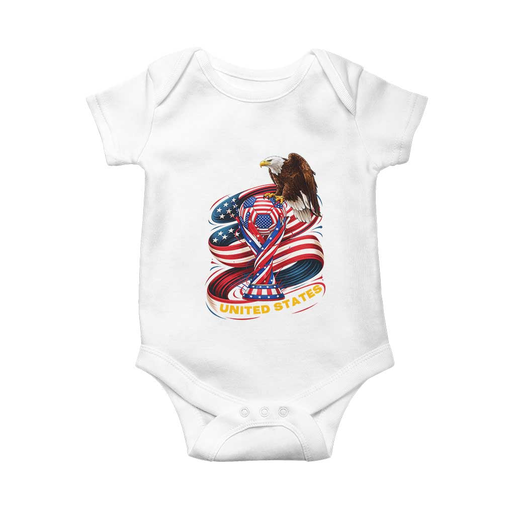 United States Sport USA Team 2026 Baby Onesie American Soccer Fans Gift TS12 White Print Your Wear