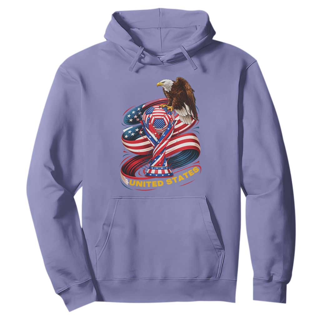United States Sport USA Team 2026 Hoodie American Soccer Fans Gift TS12 Violet Print Your Wear