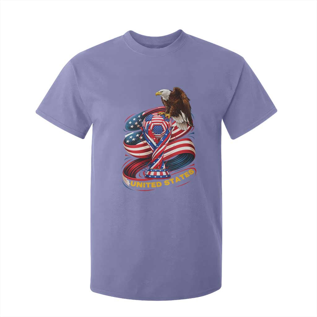 United States Sport USA Team 2026 T Shirt For Kid American Soccer Fans Gift TS12 Violet Print Your Wear