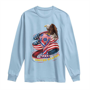 United States Sport USA Team 2026 Long Sleeve Shirt American Soccer Fans Gift TS12 Light Blue Print Your Wear