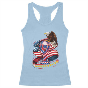 United States Sport USA Team 2026 Racerback Tank Top American Soccer Fans Gift TS12 Light Blue Print Your Wear