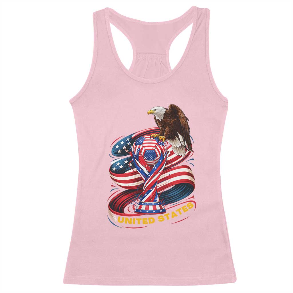 United States Sport USA Team 2026 Racerback Tank Top American Soccer Fans Gift TS12 Light Pink Print Your Wear